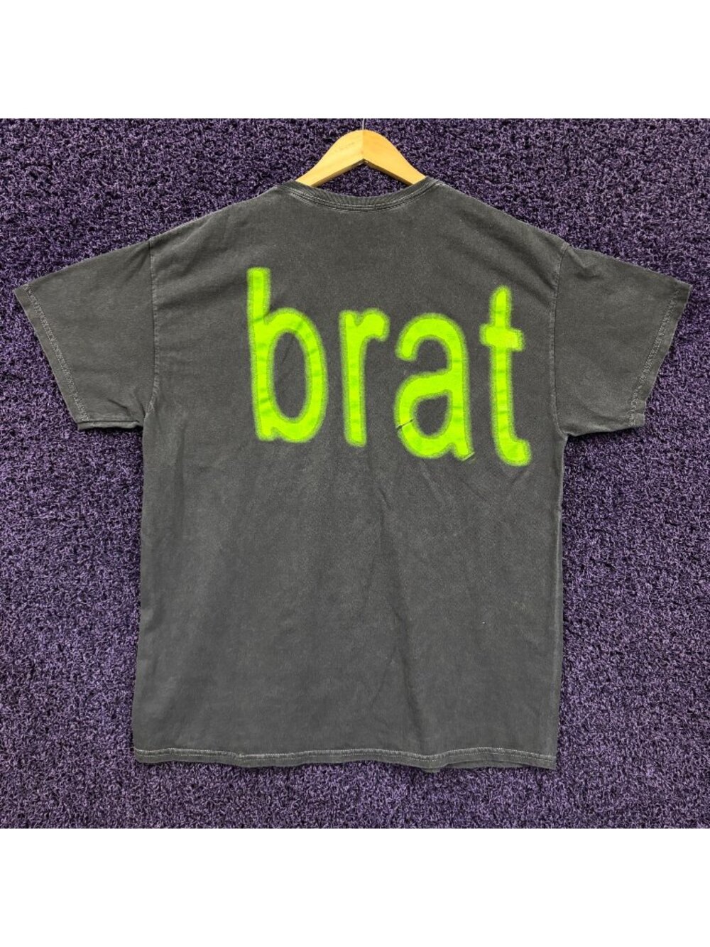 CharliXCX Brat Neon Logo Tshirt size Large